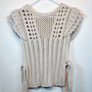 Mango Crochet Top with Side Ties
